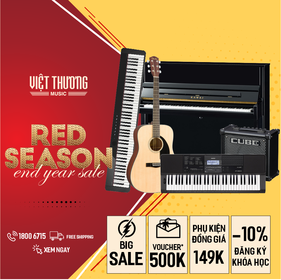 khuyến mãi cực lớn tại RED SEASON 2020 Viet  Thuogn Music