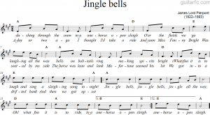 Sheet nhạc bài hát jingle bells